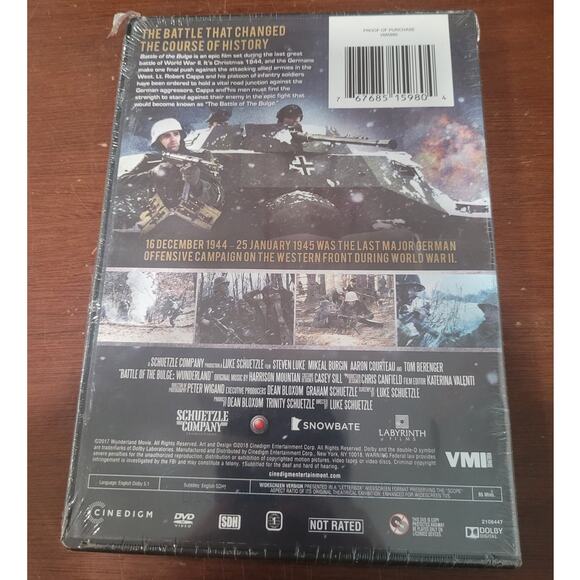 Battle of the Bulge Wunderland DVD 2018 World War Two Drama, Soldiers Germany - Picture 5 of 5